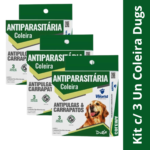 Coleira Dug’s Antipulgas E Carrapatos Dug’s – Kit c/ 4 Un