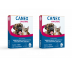 Kit Vermífugo Para Cães e Gatos Canex Original c/2 unidades